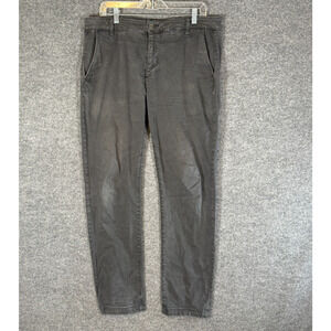 7 For All Mankind‎ Pants Mens 34x34 Gray Chinos Relaxed Straight Leg Faded Wash